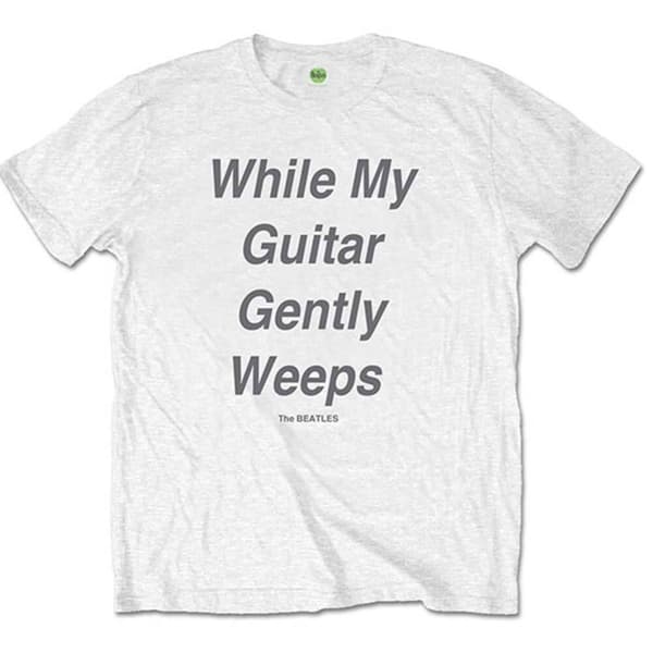 The Beatles Unisex vuxen My Guitar Gently Weeps T-shirt med tryckt baksida