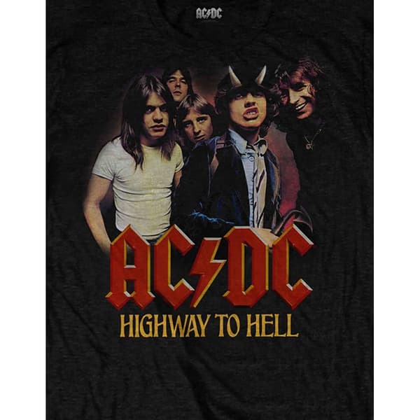 AC/DC Unisex vuxen Highway To Hell Band T-Shirt