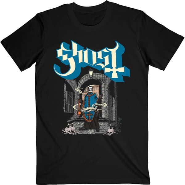 Ghost Unisex T-shirt til voksne med røgelse