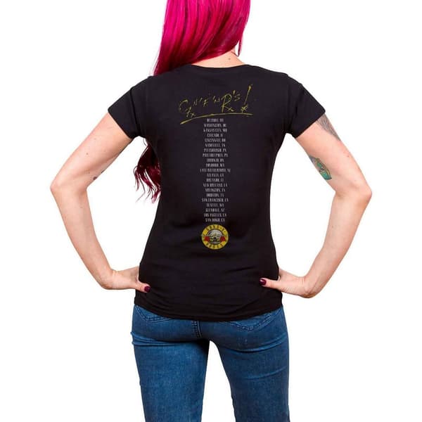 Guns N Roses Womens/Ladies Not in this Lifetime Tour T-Shirt