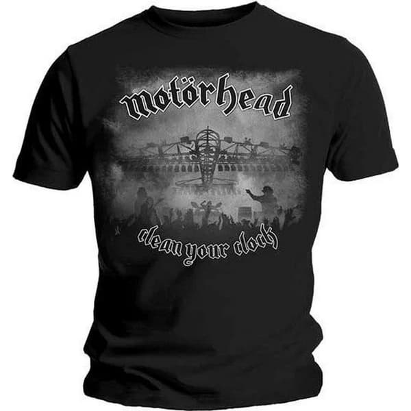 Motorhead Unisex Adult Clean Your Clock Back Print T-Shirt