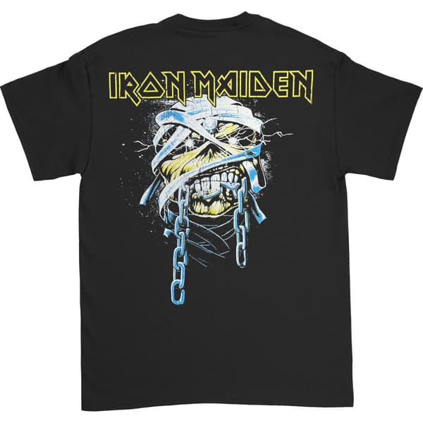 Iron Maiden Unisex Adult Powerslave Head Logo T-Shirt