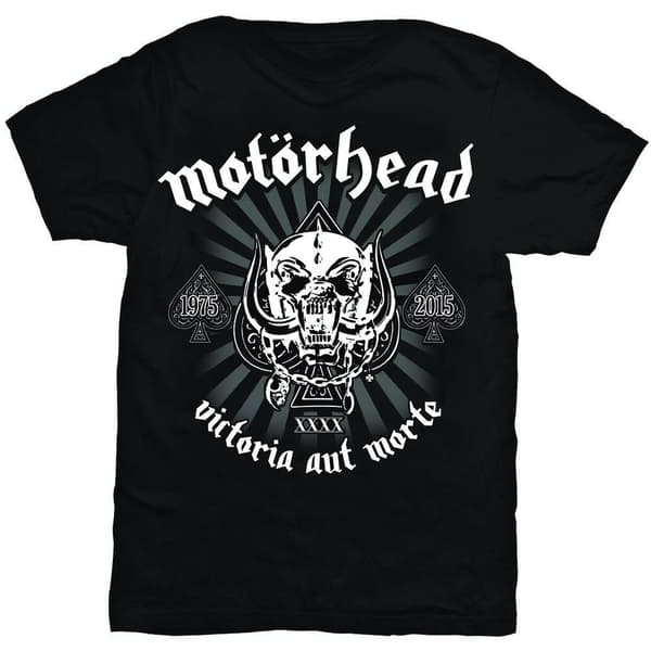 Motorhead Unisex Adult Victoria Aut Morte T-Shirt