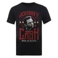Miniatyrbilde 1 av 2: Johnny Cash Womens/Ladies Man In Black T-Shirt