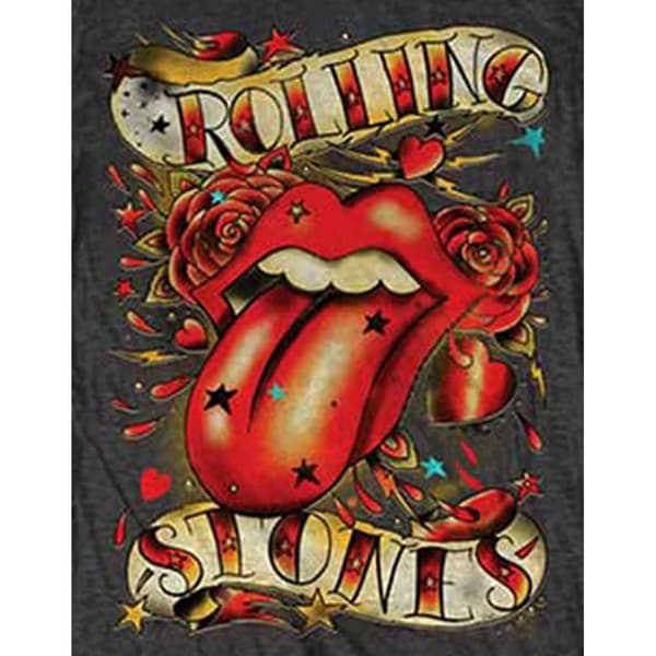 The Rolling Stones Kvinnor/Damer Stars Logo T-Shirt