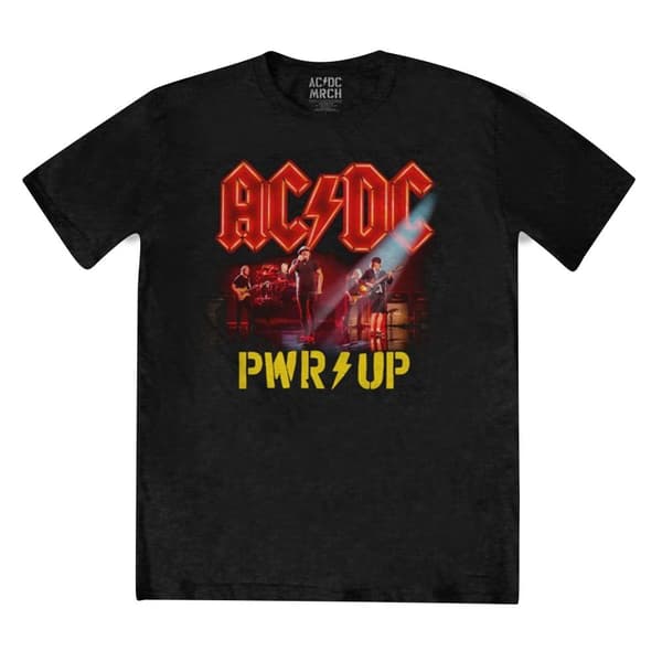 AC/DC Unisex Adult Live Neon T-Shirt Black S