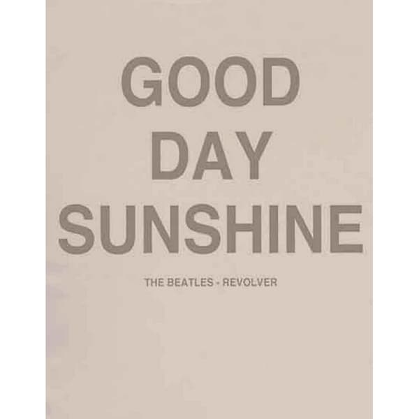 The Beatles Unisex Adult Good Day Sunshine Back Print T-Shirt