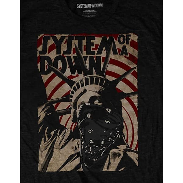 System Of A Down Unisex T-shirt til voksne med Liberty Bandit