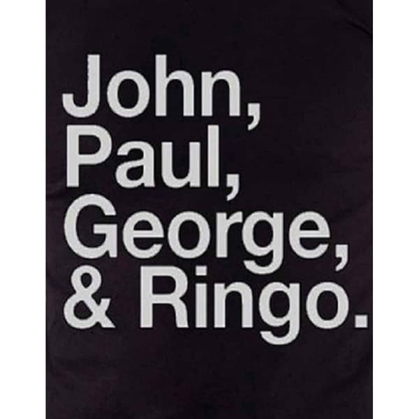The Beatles Unisex T-shirt til voksne John Paul George & Ringo