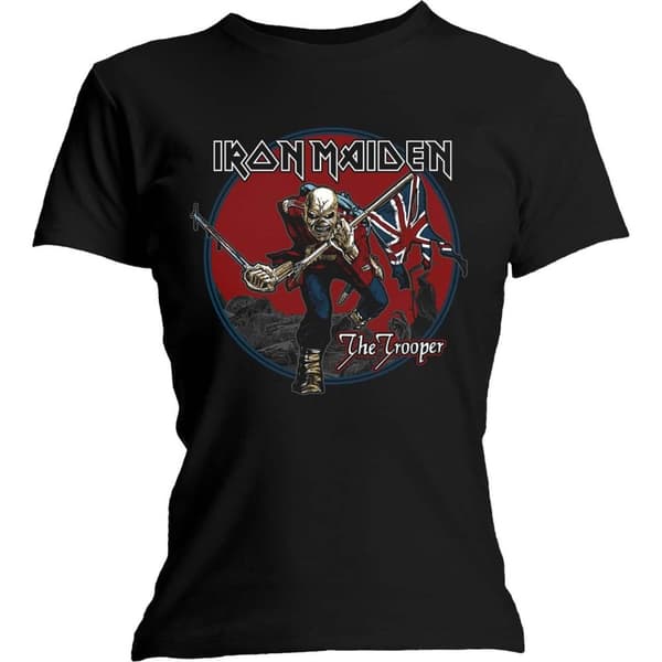 Iron Maiden Dame/Dame Trooper Red Sky T-shirt