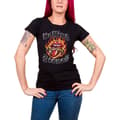 Miniatyrbilde 1 av 3: The Rolling Stones Womens/Ladies Flames Logo T-Shirt