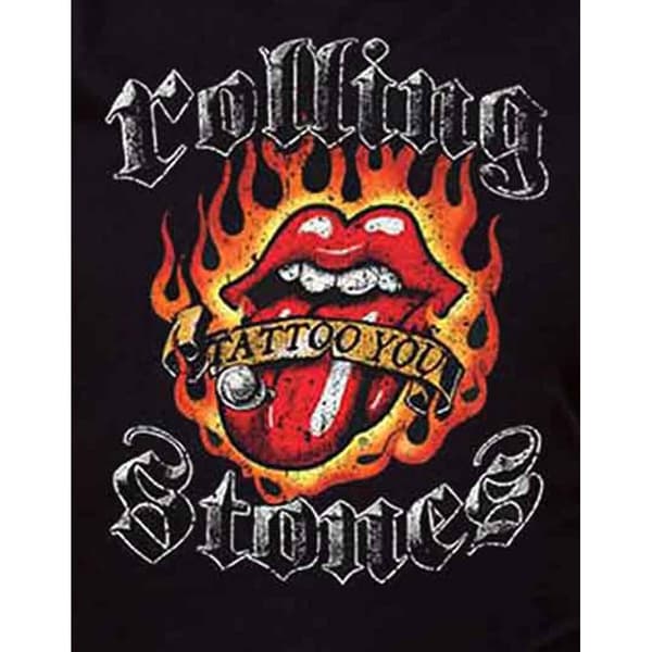 The Rolling Stones Womens/Ladies Flames Logo T-Shirt