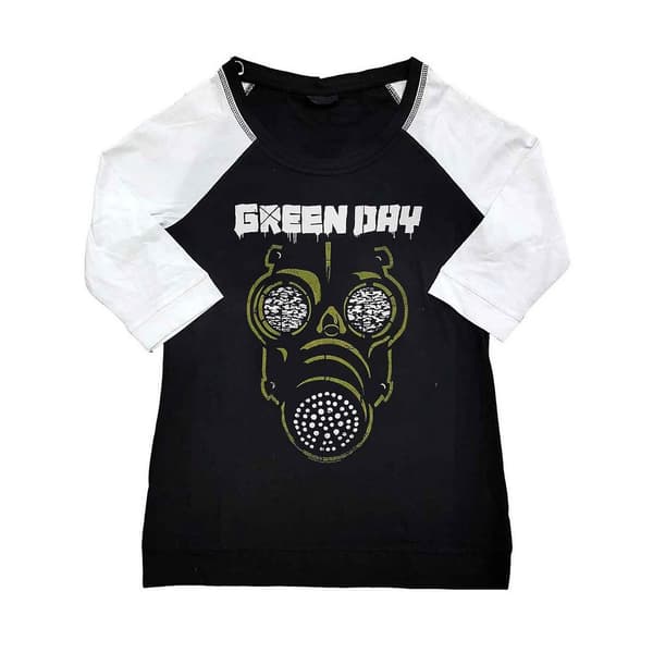 Green Day Kvinnor/Damer Green Mask Raglan T-Shirt