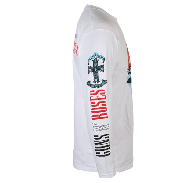 Guns N Roses Unisex vuxen Motorcross Logo långärmad T-shirt för vuxna