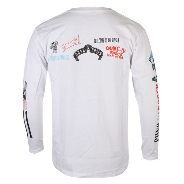 Guns N Roses Unisex vuxen Motorcross Logo långärmad T-shirt för vuxna