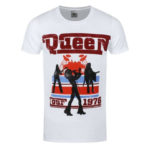 Queen Unisex Adult 1976 Tour Silhouette T-Shirt