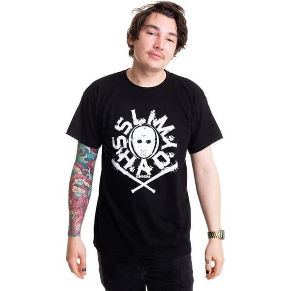 Eminem Unisex voksen Shady Horror Mask T-shirt