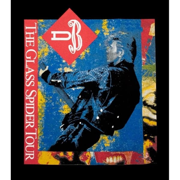 David Bowie Unisex Adult Glass Spider Tour Back Print T-Shirt