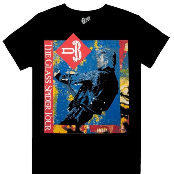 David Bowie Unisex Adult Glass Spider Tour Back Print T-Shirt