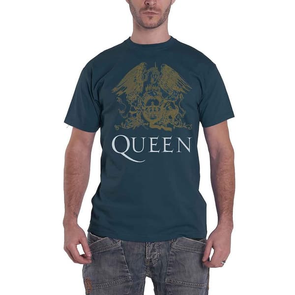 Queen Unisex Adult Crest T-Shirt