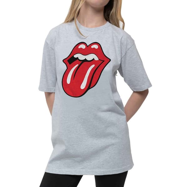The Rolling Stones Barn/Kids Classic Tongue T-Shirt Heather Grey 3-4 Years