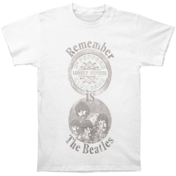 The Beatles Unisex T-shirt för vuxna med minnesmärke