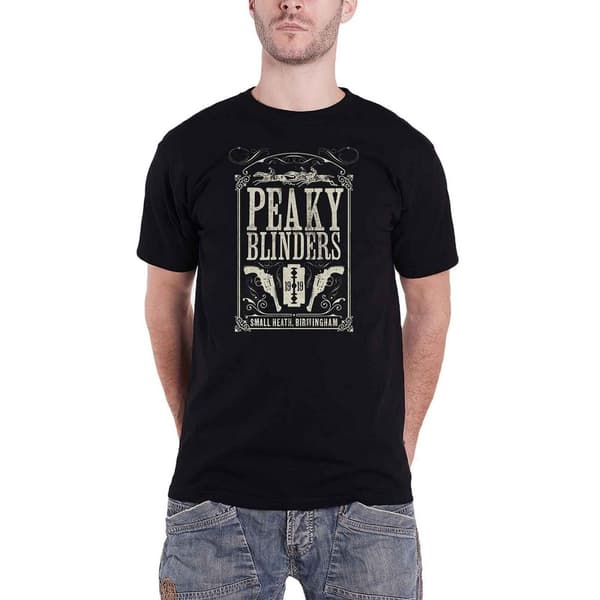 Peaky Blinders Unisex Adult Soundtrack T-Shirt Black XL