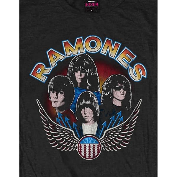 Ramones Womens/Ladies Wings T-Shirt