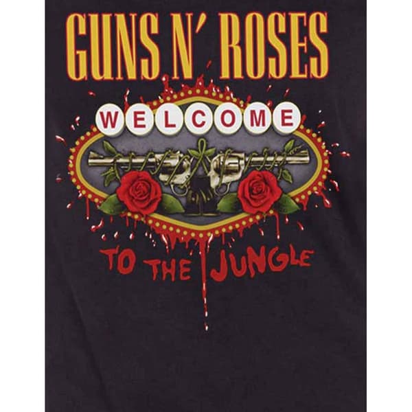 Guns N Roses Kvinnor/Damer Välkommen till djungeln T-Shirt