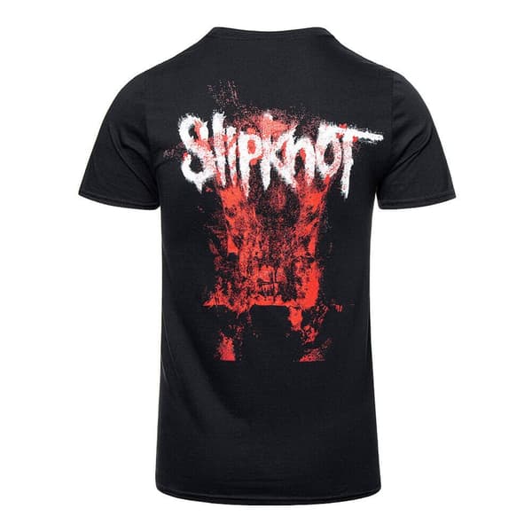 Slipknot Unisex Adult Devil Single Blur Logo T-Shirt