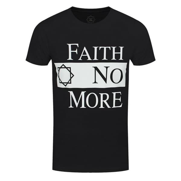 Faith No More Unisex T-shirt med Classic V.2 logo til voksne