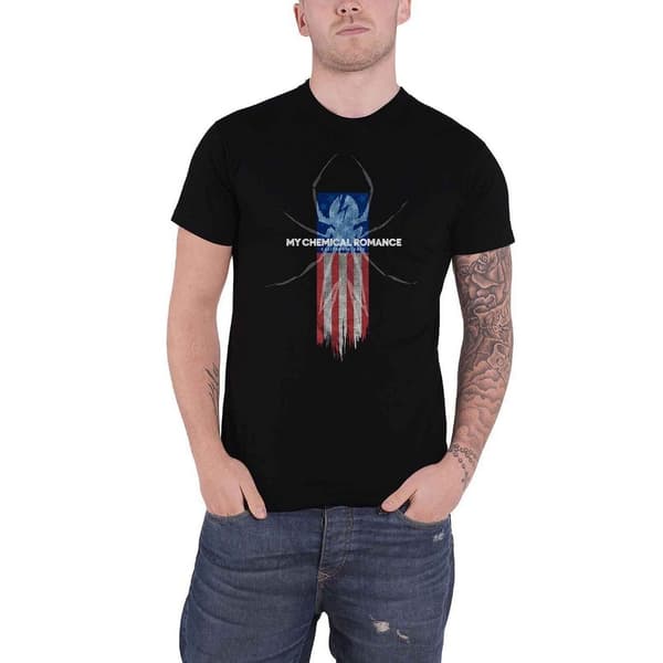 My Chemical Romance Unisex T-shirt til voksne med edderkop