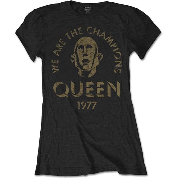 Queen Womens/Ladies We Are The Champions T-Shirt