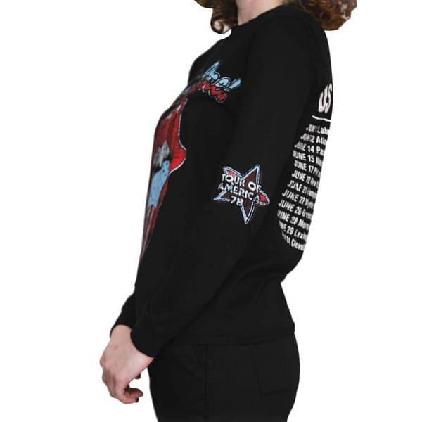 The Rolling Stones Unisex Adult US Tour ´78 Long-Sleeved T-Shirt