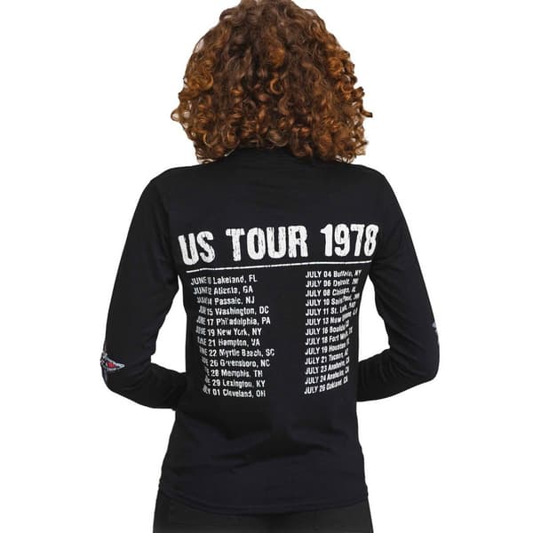The Rolling Stones Unisex Adult US Tour ´78 Long-Sleeved T-Shirt