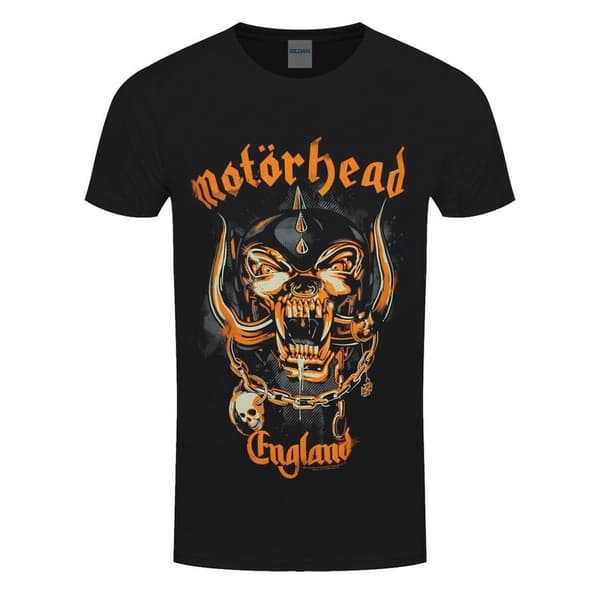 Motorhead Unisex T-shirt för vuxna med senapsgris