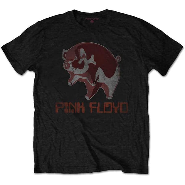 Pink Floyd Unisex Adult Ethnic Pig T-Shirt