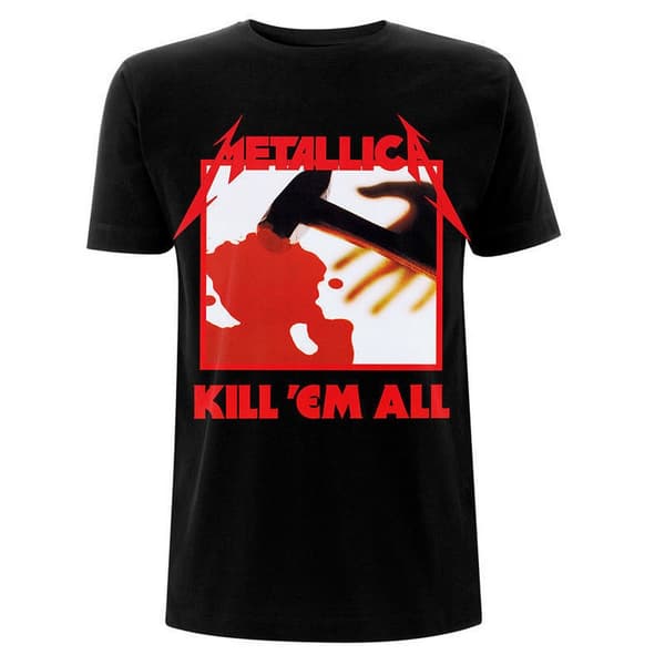 Metallica Unisex vuxen Kill ´Em All Tracks Back Print T-Shirt
