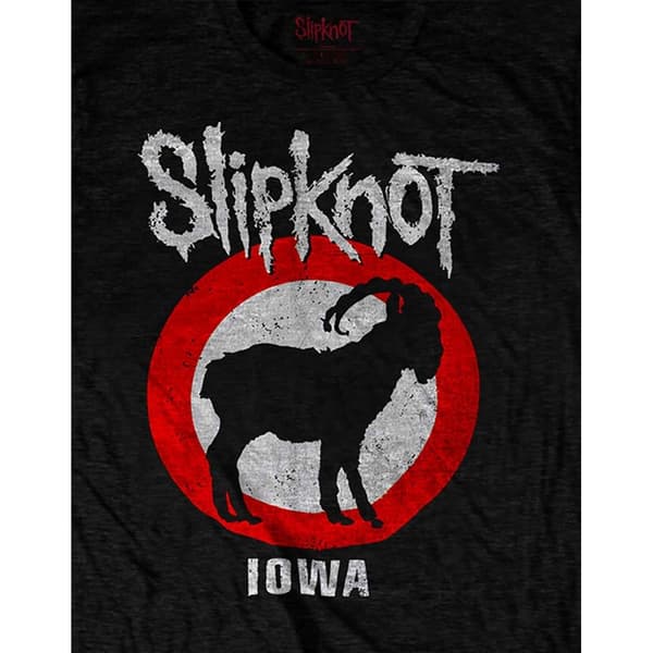 Slipknot Unisex T-shirt til voksne med Iowa-geder