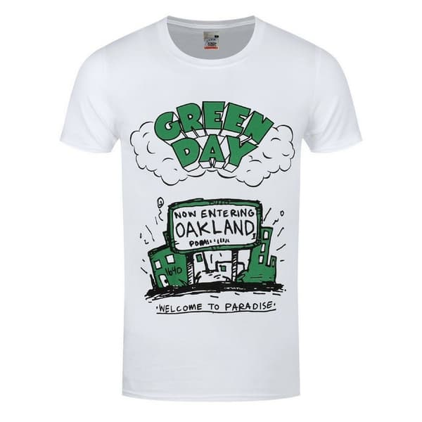 Green Day Unisex Adult Welcome To Paradise T-Shirt