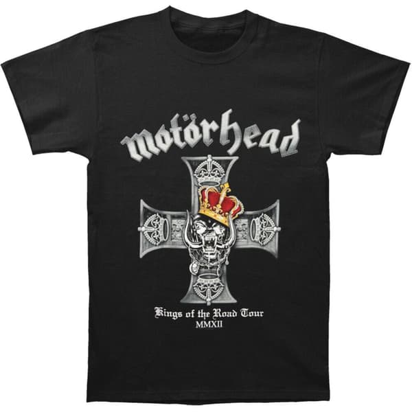 Motorhead Unisex Adult King Of The Road T-Shirt Black M