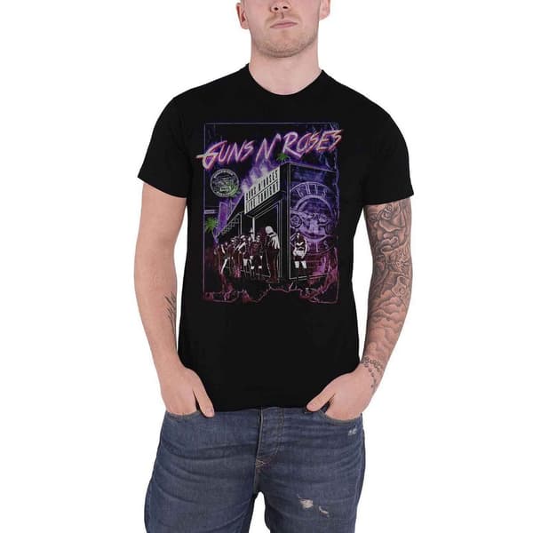 Guns N Roses Unisex Adult Sunset Boulevard T-Shirt