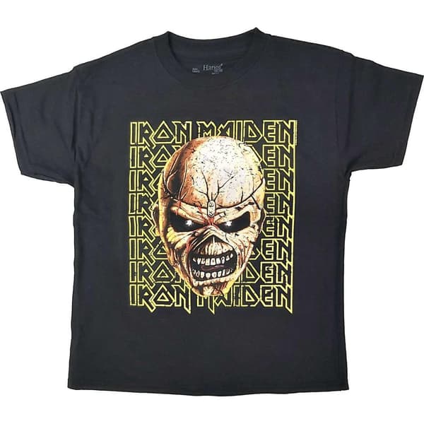 Iron Maiden Childrens/Kids Big Trooper Head T-Shirt