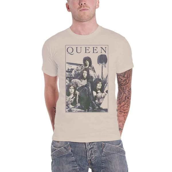 Queen Unisex T-shirt med ramme til voksne