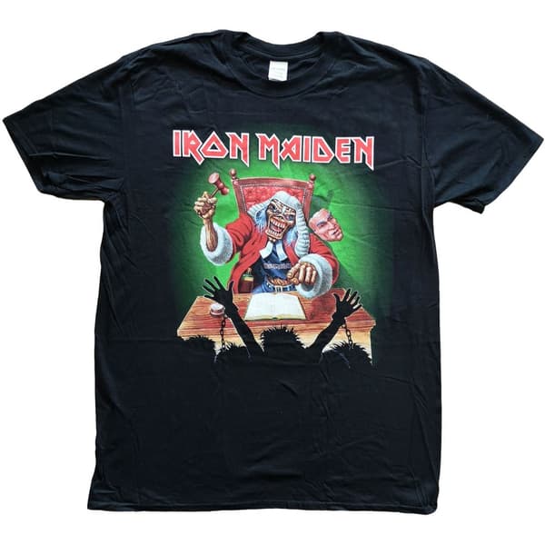 Iron Maiden Unisex T-shirt med døve sætninger til voksne