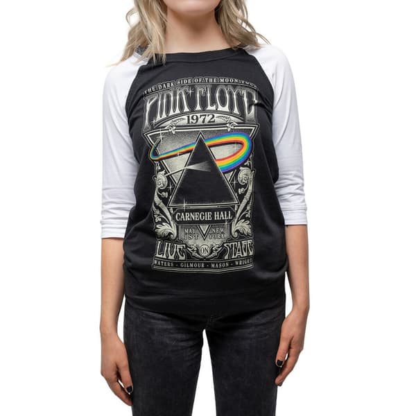 Pink Floyd Womens/Ladies Carnegie Hall Poster T-Shirt