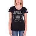 Miniatyrbilde 1 av 2: John Lennon Womens/Ladies Listen Lady T-Shirt