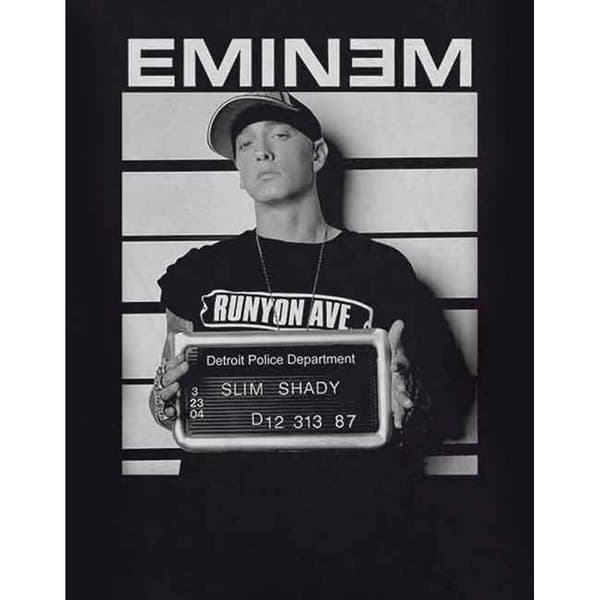 Eminem T-shirt för kvinnor/damer om arrestering