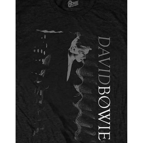 David Bowie Unisex Adult Distorted T-Shirt