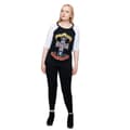 Pikkukuva 3 / 3: Guns N Roses Womens/Ladies Appetite For Destruction Raglan T-Shirt